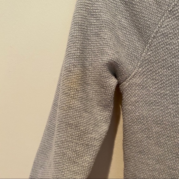 Cat & Jack Girls' Zip-Up Hooded Grey Sweatshirt - Picture 4 of 7